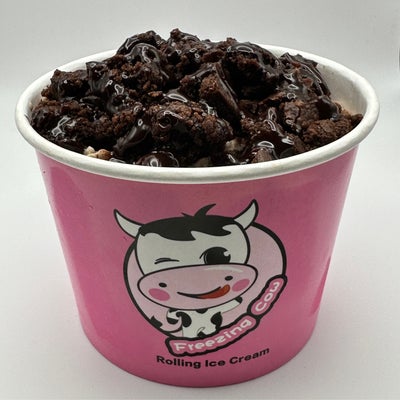 Brownie Bunch rolled ice cream
