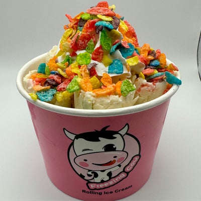 Lil Pebbles rolled ice cream