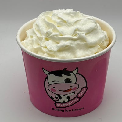 Cake Batter rolled ice cream