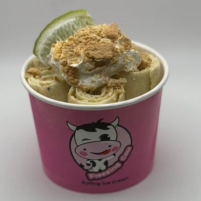 Key Lime Pie rolled ice cream