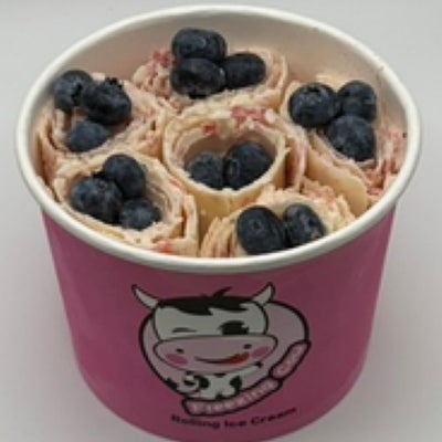 Both Berries rolled ice cream