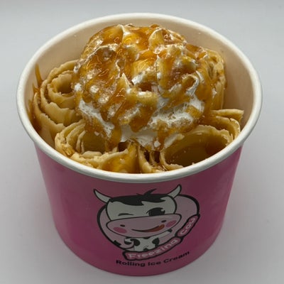 ButterBeer rolled ice cream