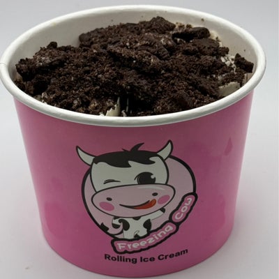 Oreo Dream rolled ice cream
