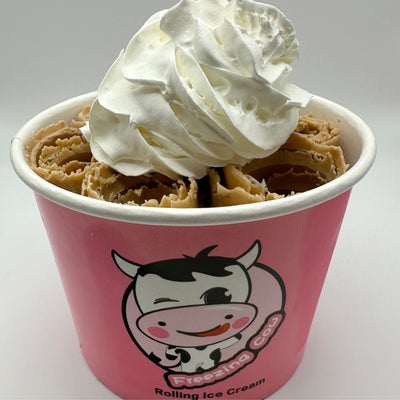Mocha Frap rolled ice cream