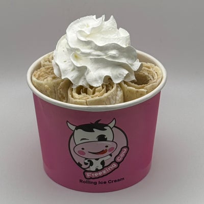Peanut Pie rolled ice cream