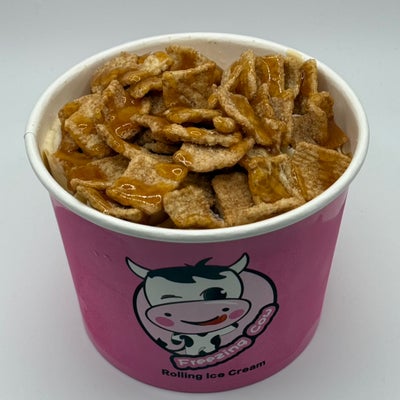 Cinnamon Toast Crunch rolled ice cream